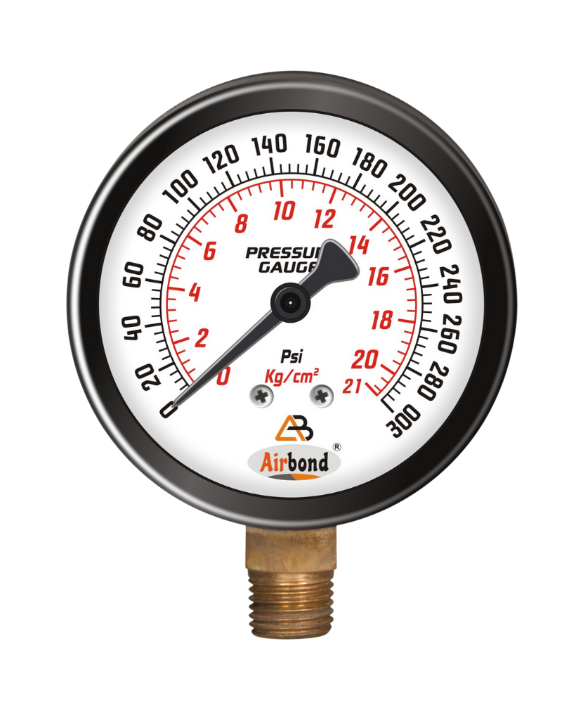 APG 25 Tyre Air Pressure Gauge – 63 mm Dial