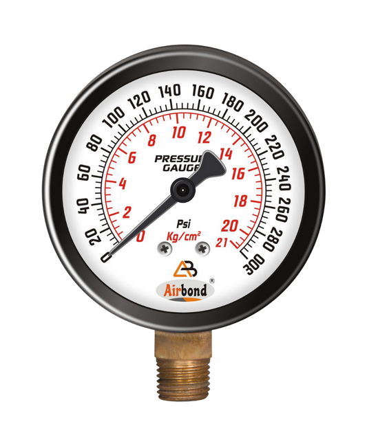 APG 25 Tyre Air Pressure Gauge – 63 mm Dial